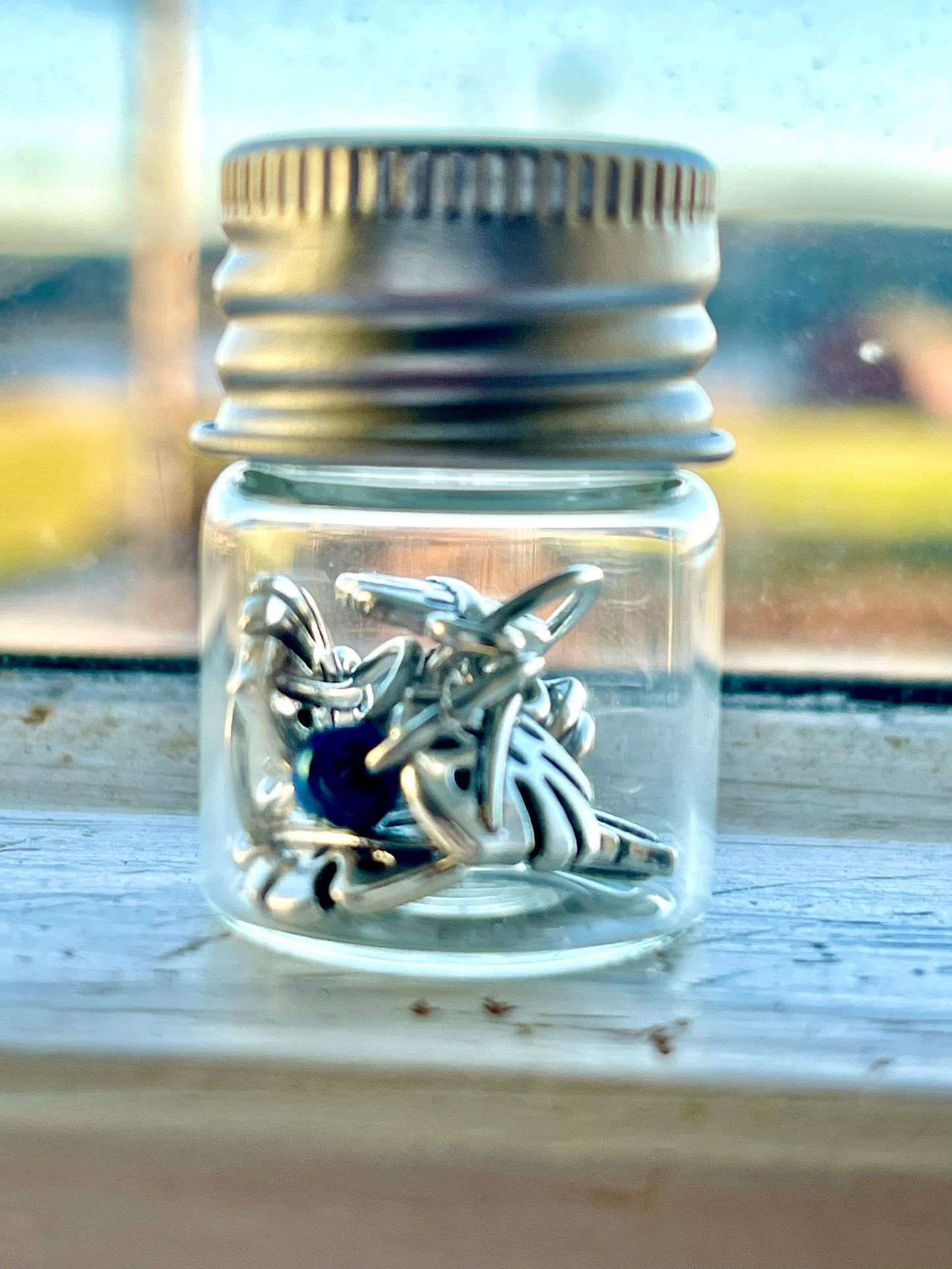 Silver Leaf Stitch Markers, Knitting Accessories Gift