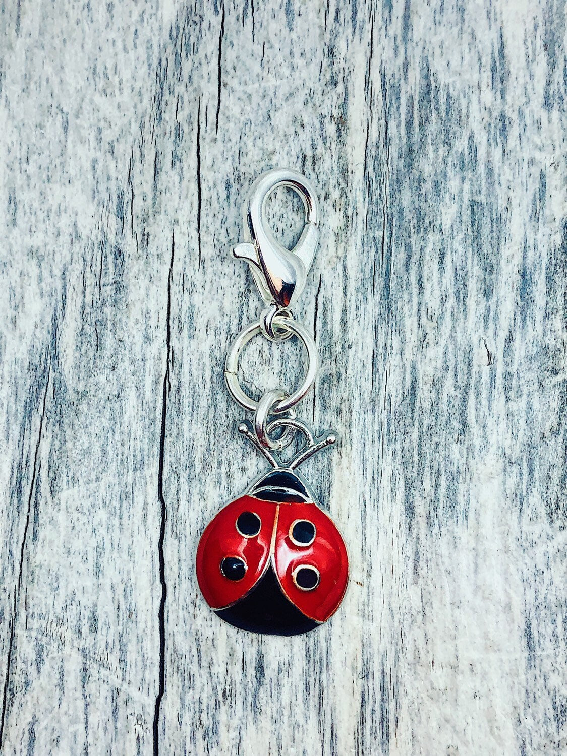 Ladybug Knitting Progress Keeper, Stitch Marker, Knitting Accessories