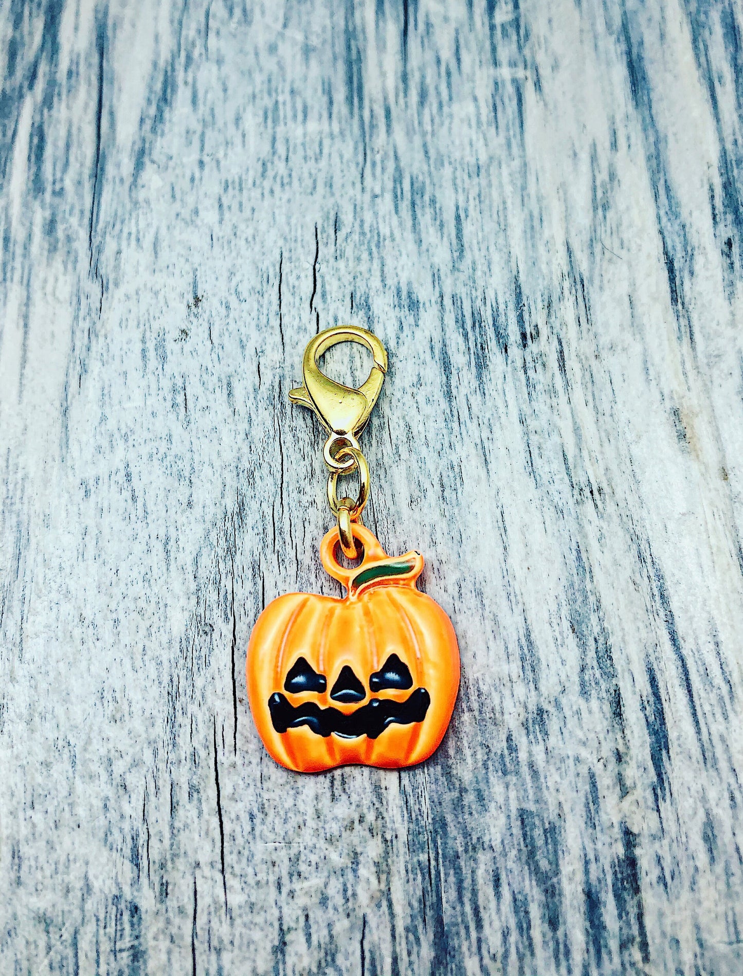 Pumpkin Progress Keeper, Halloween Stitch Marker, Gift For Knitters