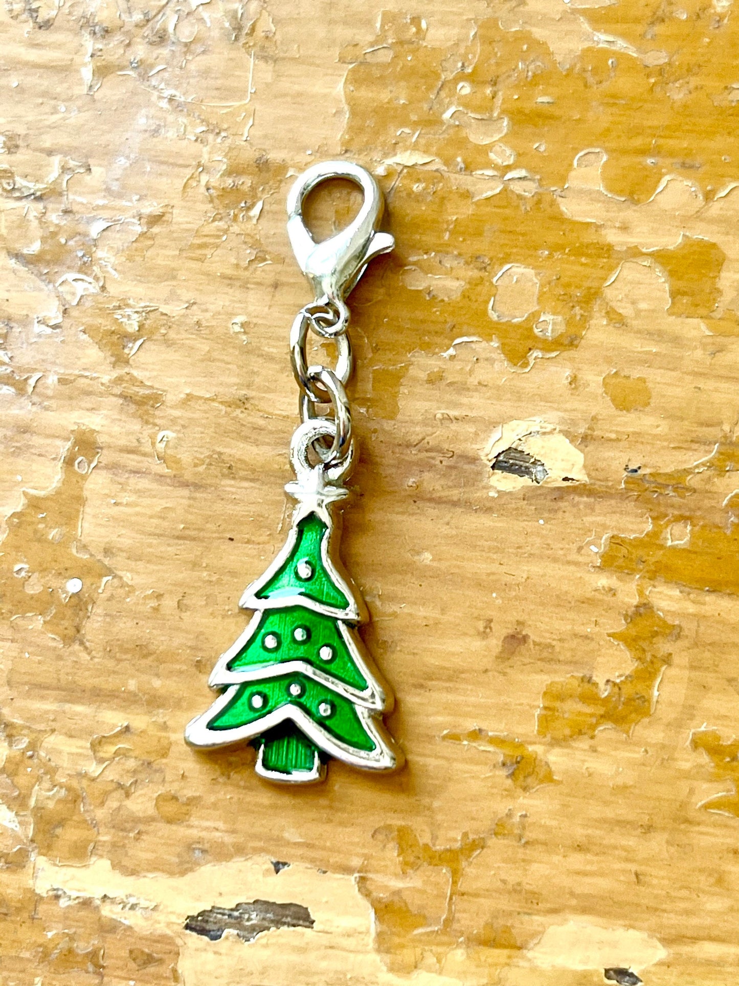 Christmas Tree Progress Keeper, Knitting Crochet Charm