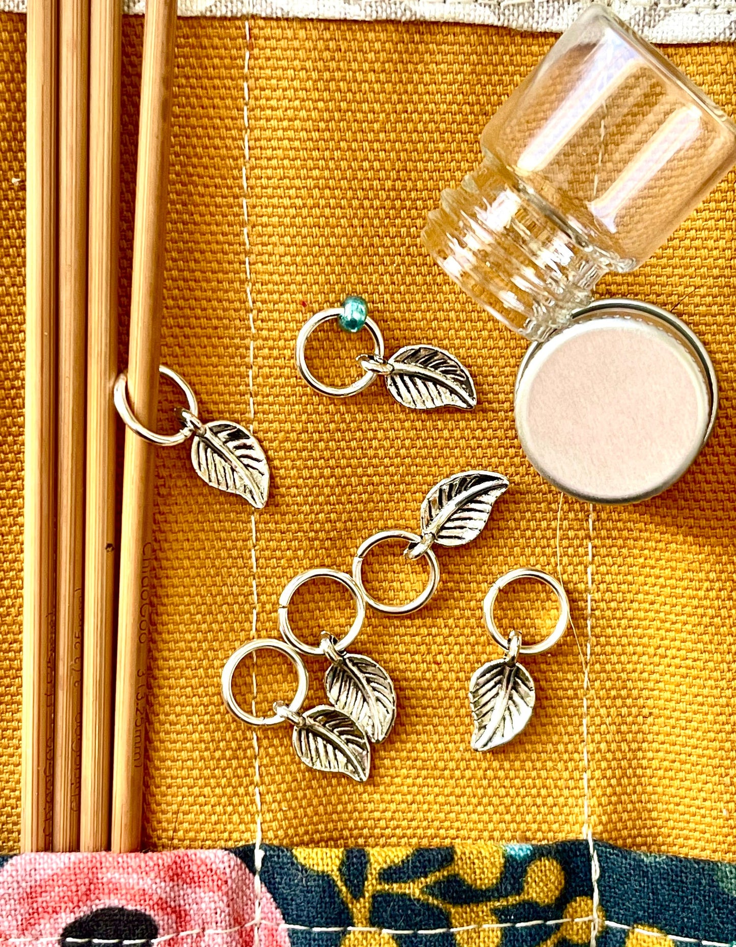 Snag-Free Leaf Stitch Markers for Knitting