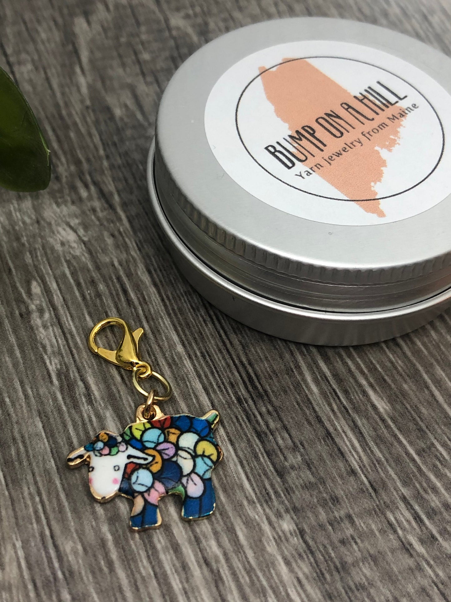 Rainbow Sheep Progress Keeper, Knitting Stitch Marker