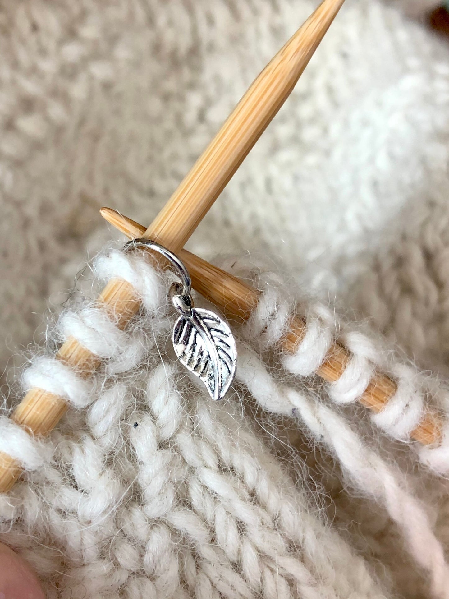 Snag-Free Leaf Stitch Markers for Knitting