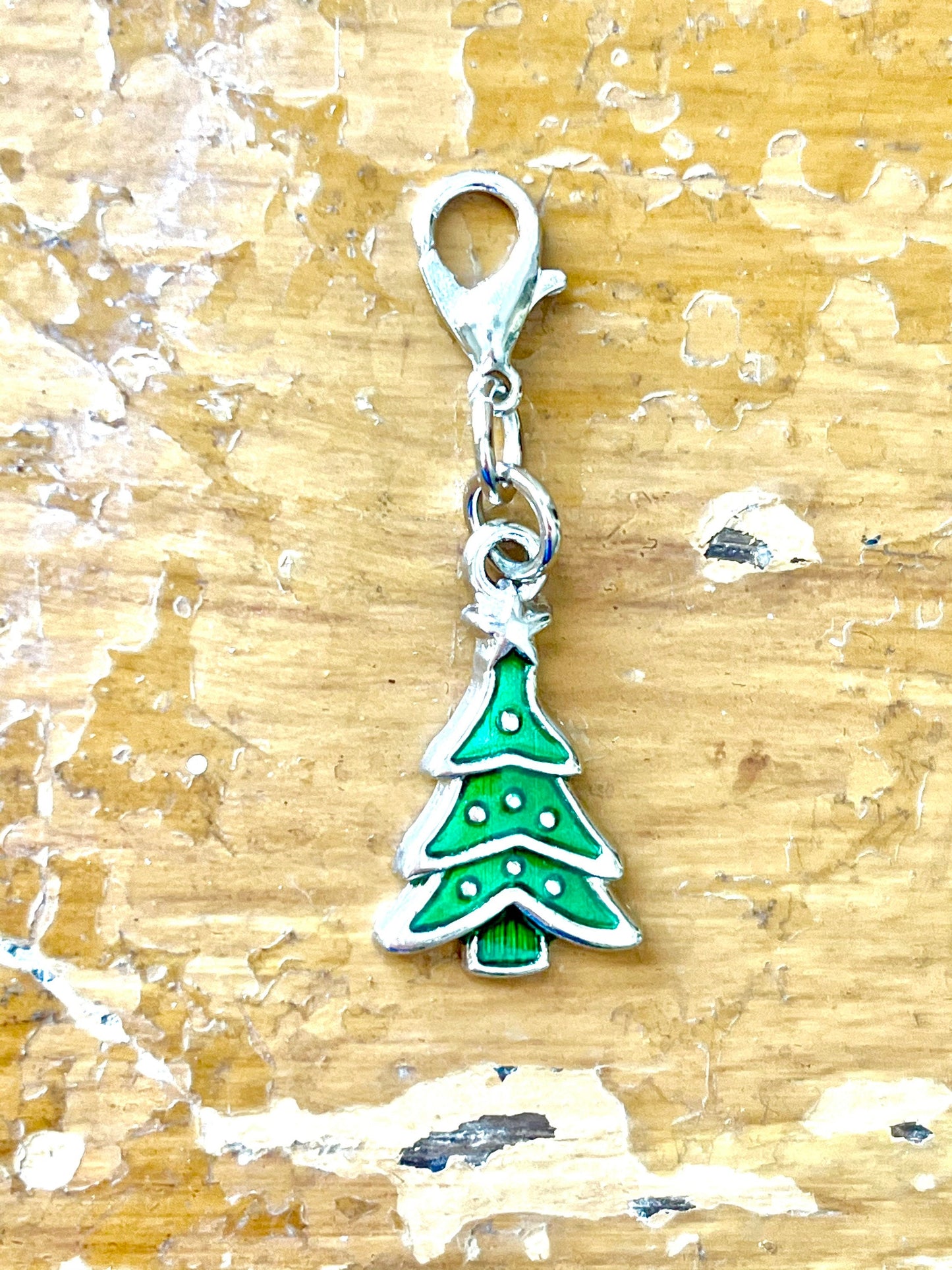 Christmas Tree Progress Keeper, Knitting Crochet Charm