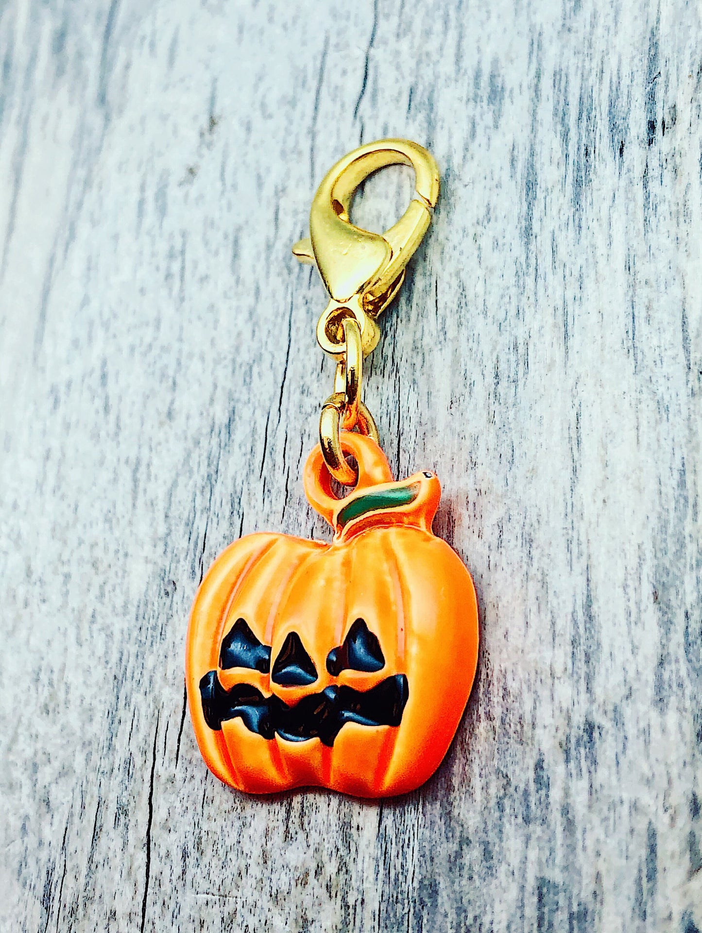 Pumpkin Progress Keeper, Halloween Stitch Marker, Gift For Knitters