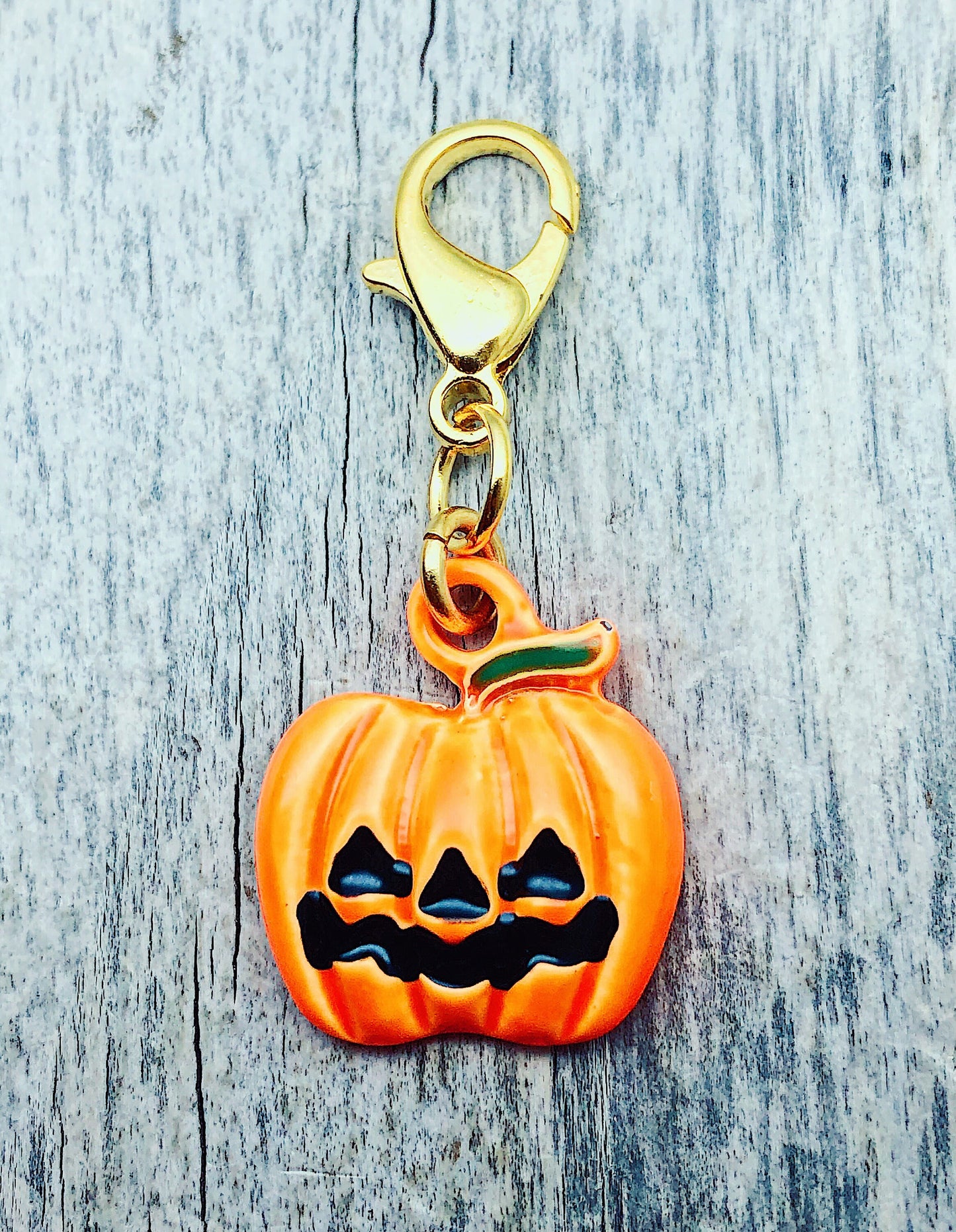Pumpkin Progress Keeper, Halloween Stitch Marker, Gift For Knitters