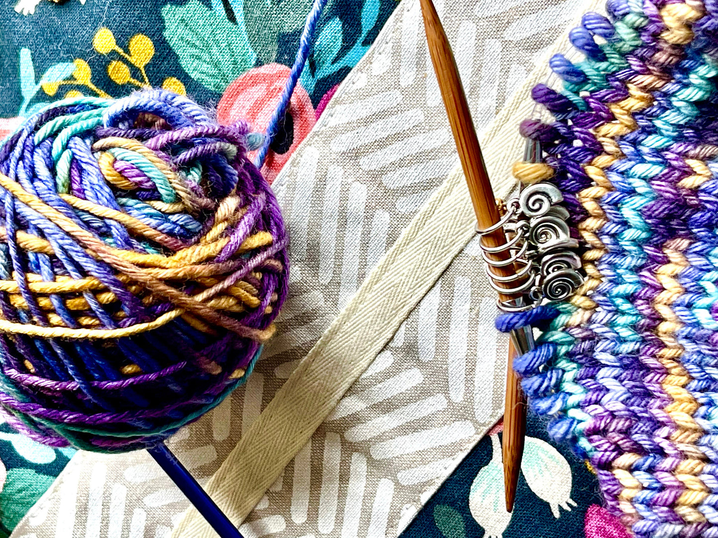 Silver Snails Stitch Markers, Knitting Progress Keepers, Knit Notions