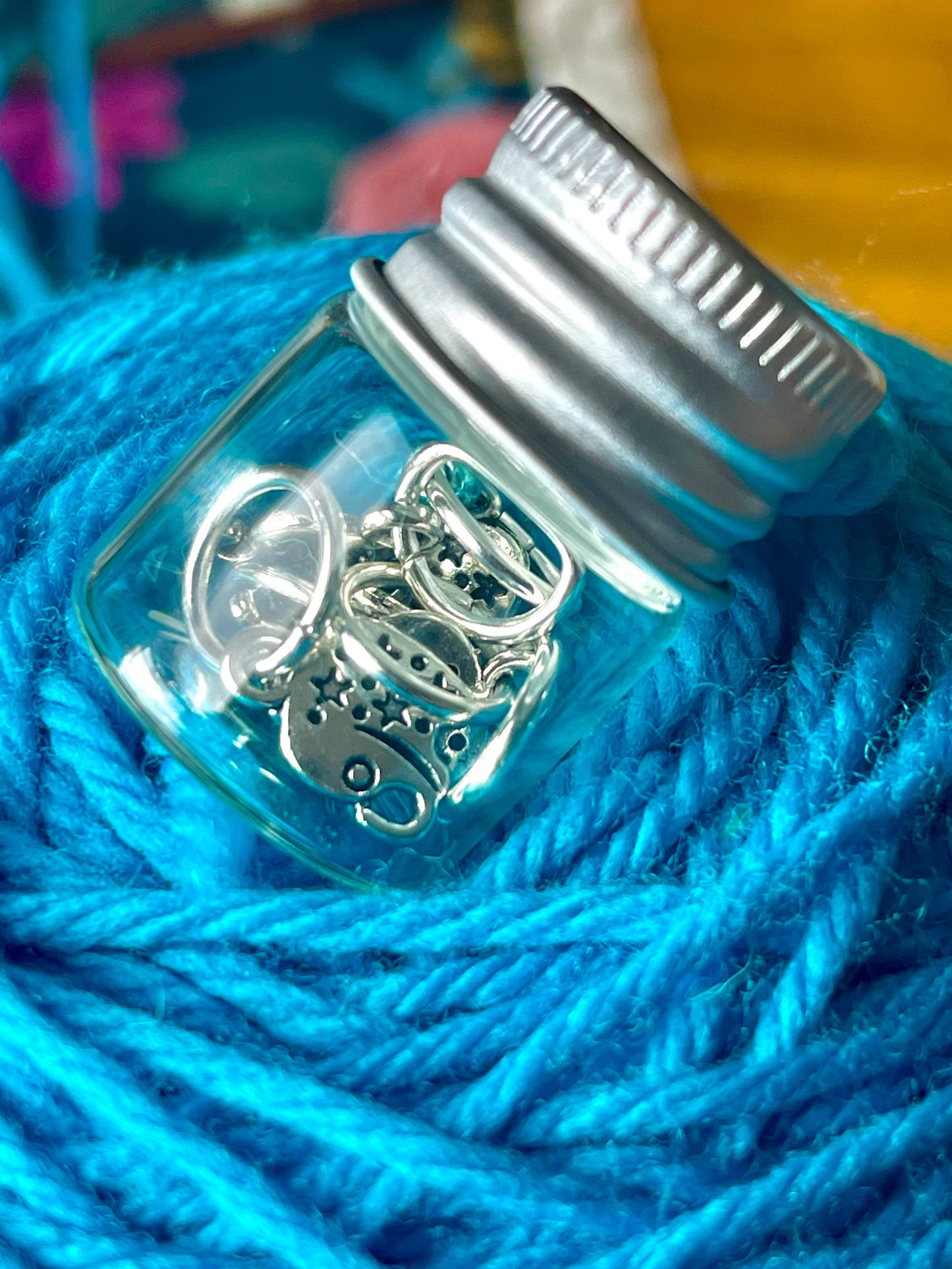You Are Loved Stitch Markers, Snagfree Knitting Notions, Fits US11 Needles