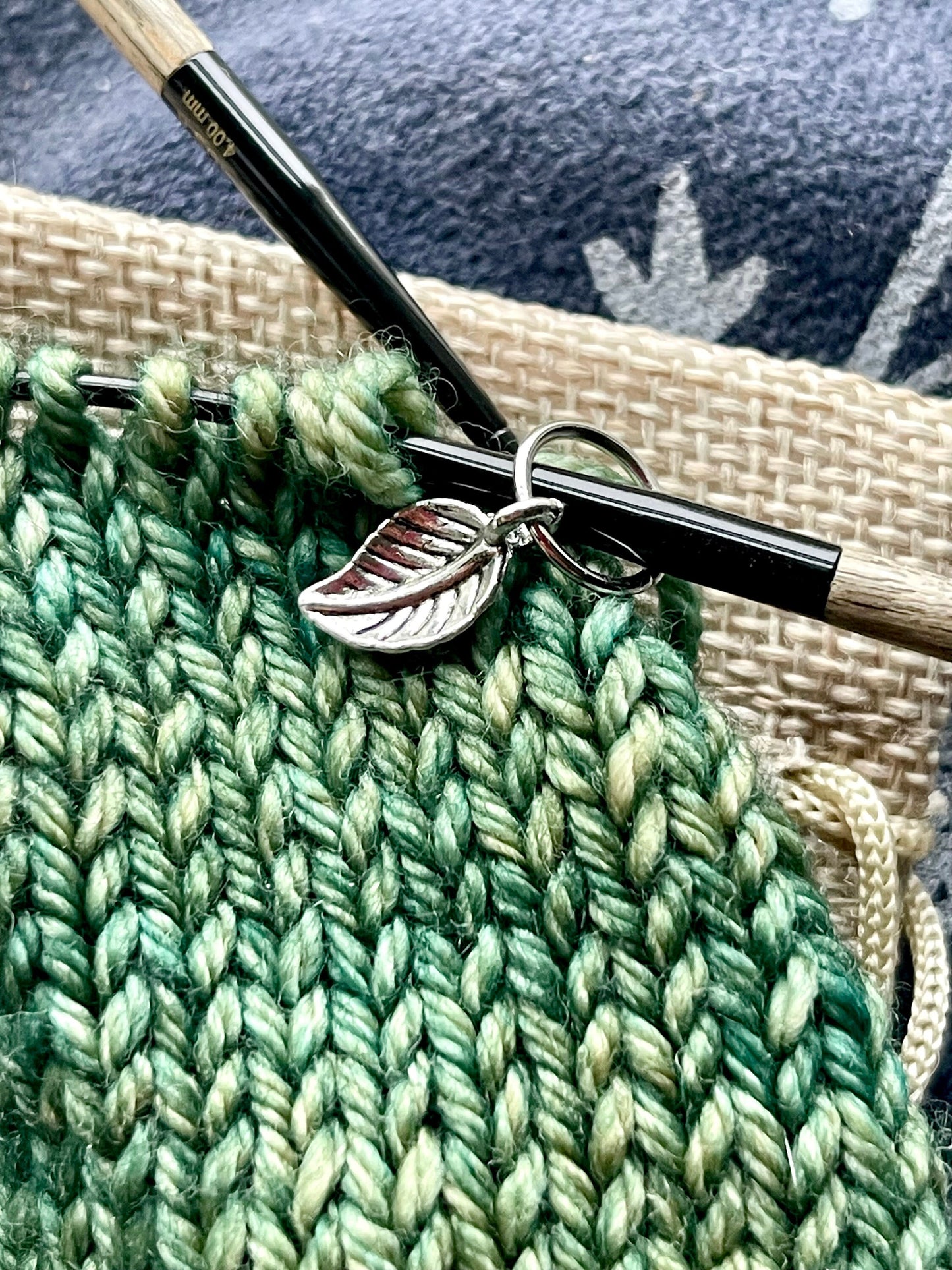 Snag-Free Leaf Stitch Markers for Knitting