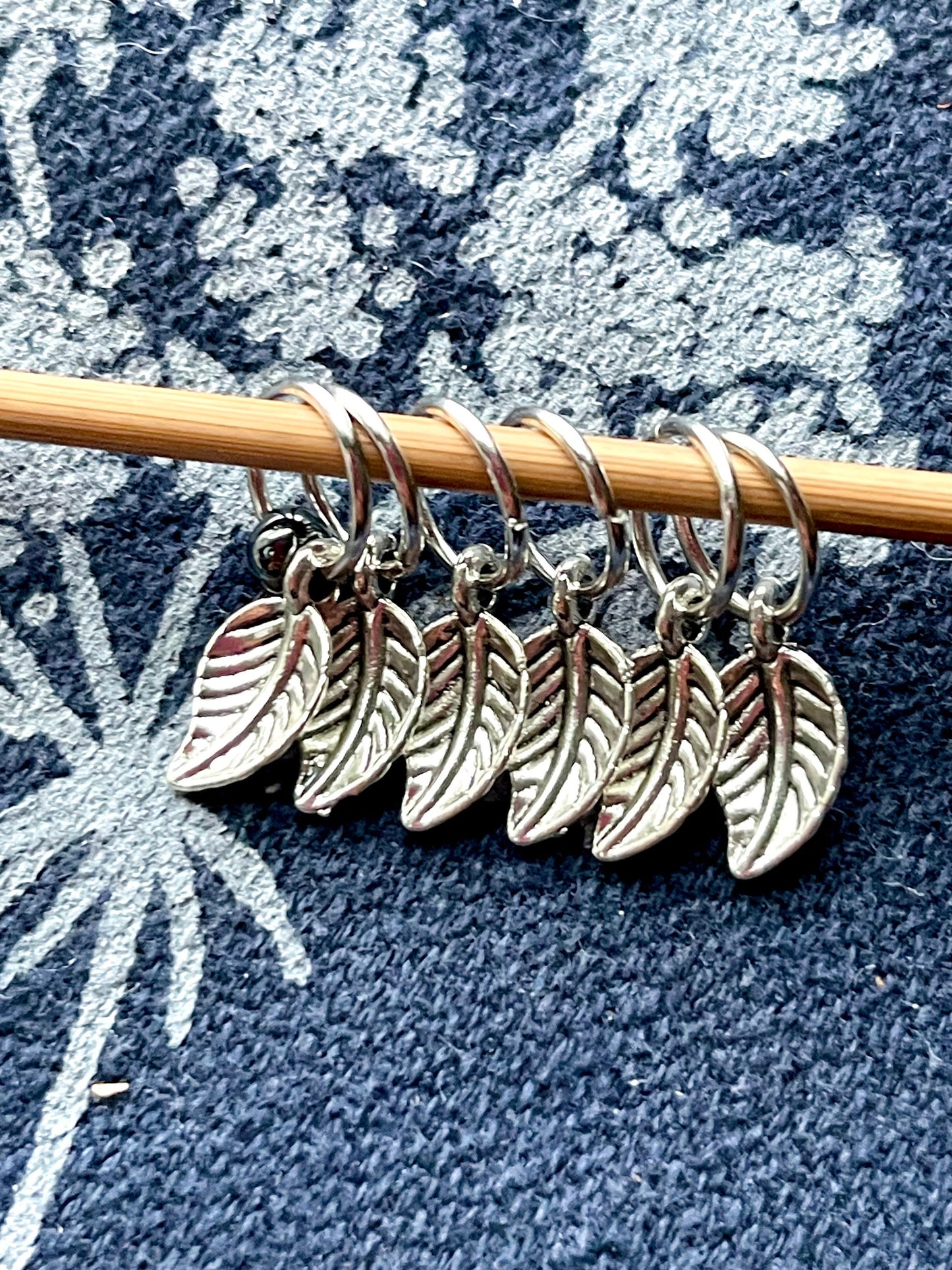 Snag-Free Leaf Stitch Markers for Knitting