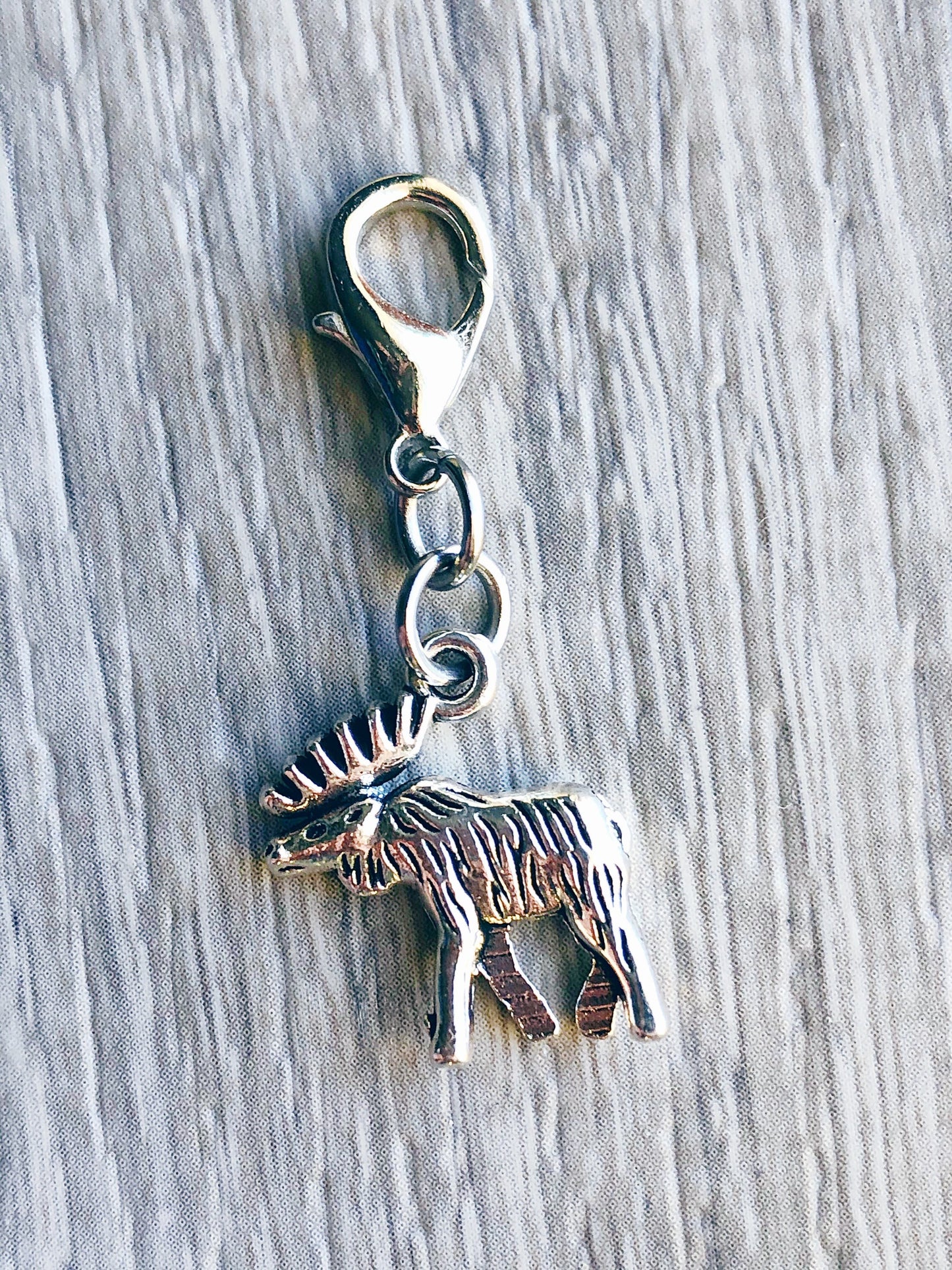 Moose Progress Keeper, Maine Charm, Knitters Gift