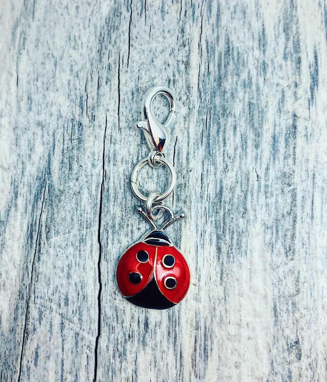 Ladybug Knitting Progress Keeper, Stitch Marker, Knitting Accessories