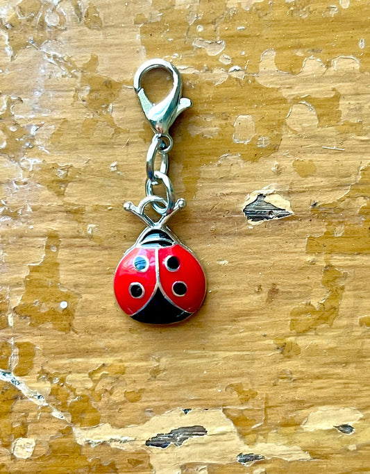 Ladybug Knitting Progress Keeper, Stitch Marker, Knitting Accessories