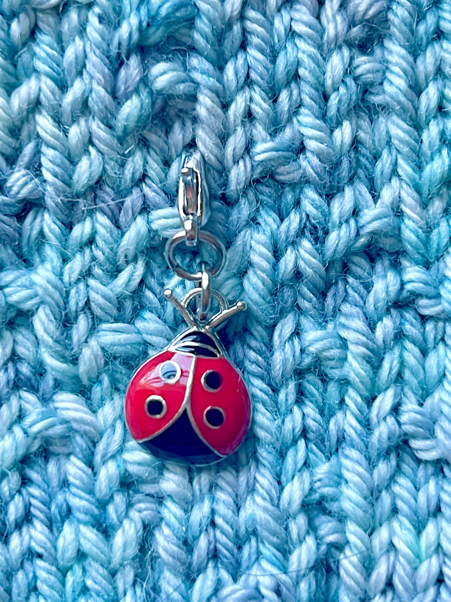 Ladybug Knitting Progress Keeper, Stitch Marker, Knitting Accessories