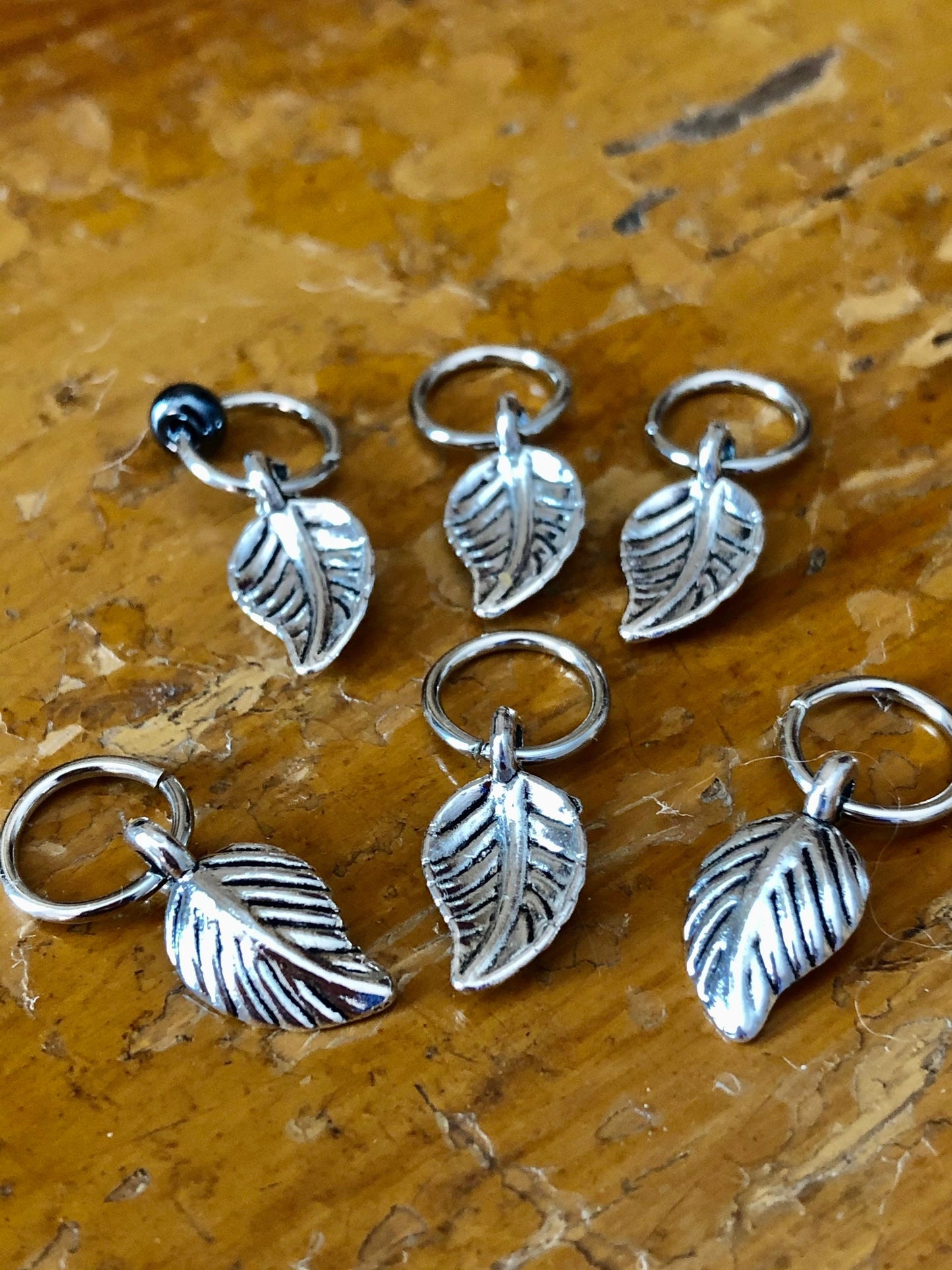 Snag-Free Leaf Stitch Markers for Knitting