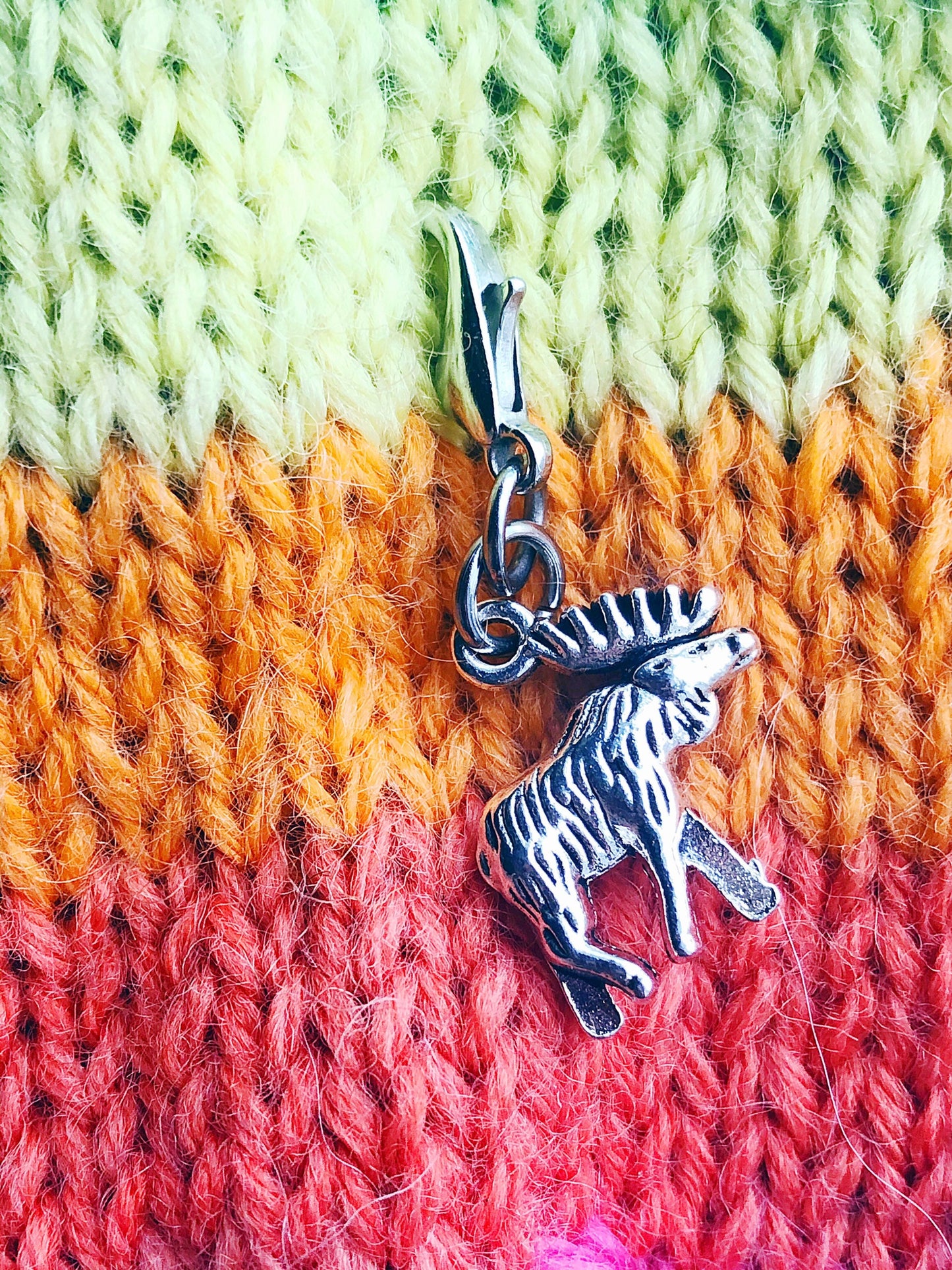 Moose Progress Keeper, Maine Charm, Knitters Gift