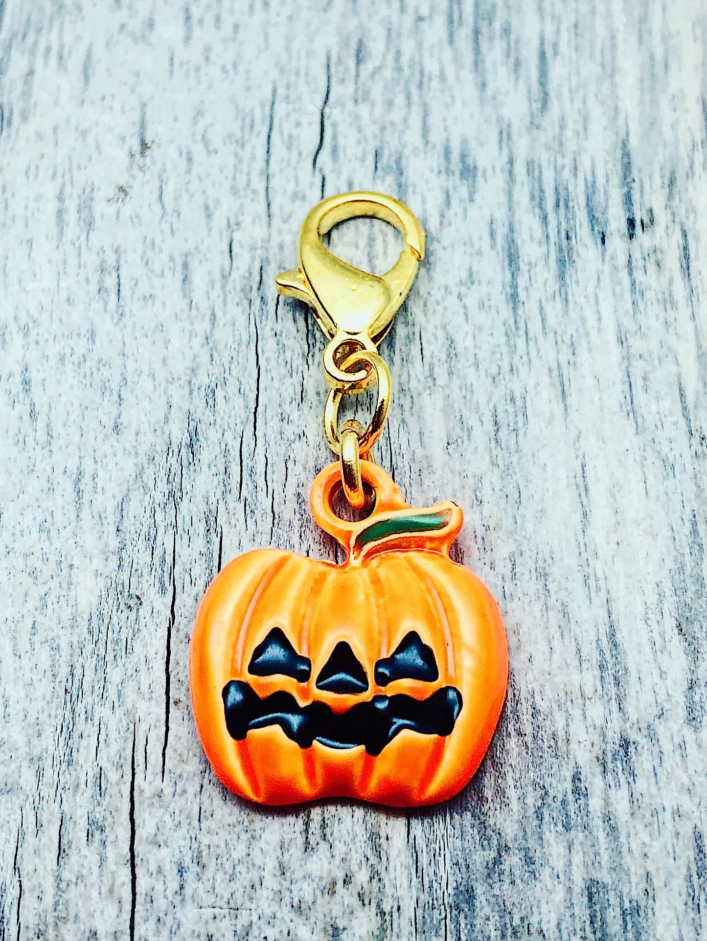 Pumpkin Progress Keeper, Halloween Stitch Marker, Gift For Knitters