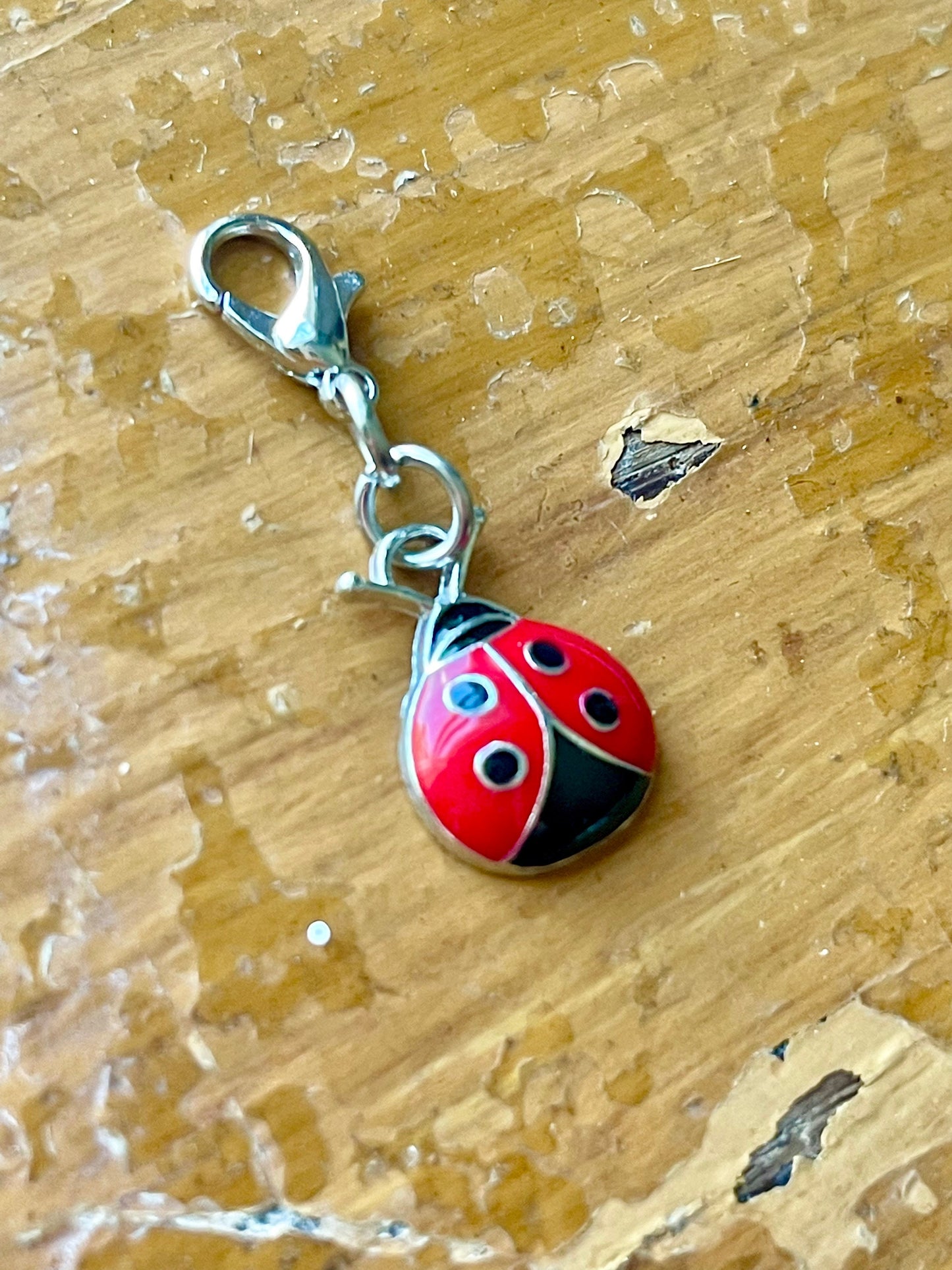 Ladybug Knitting Progress Keeper, Stitch Marker, Knitting Accessories