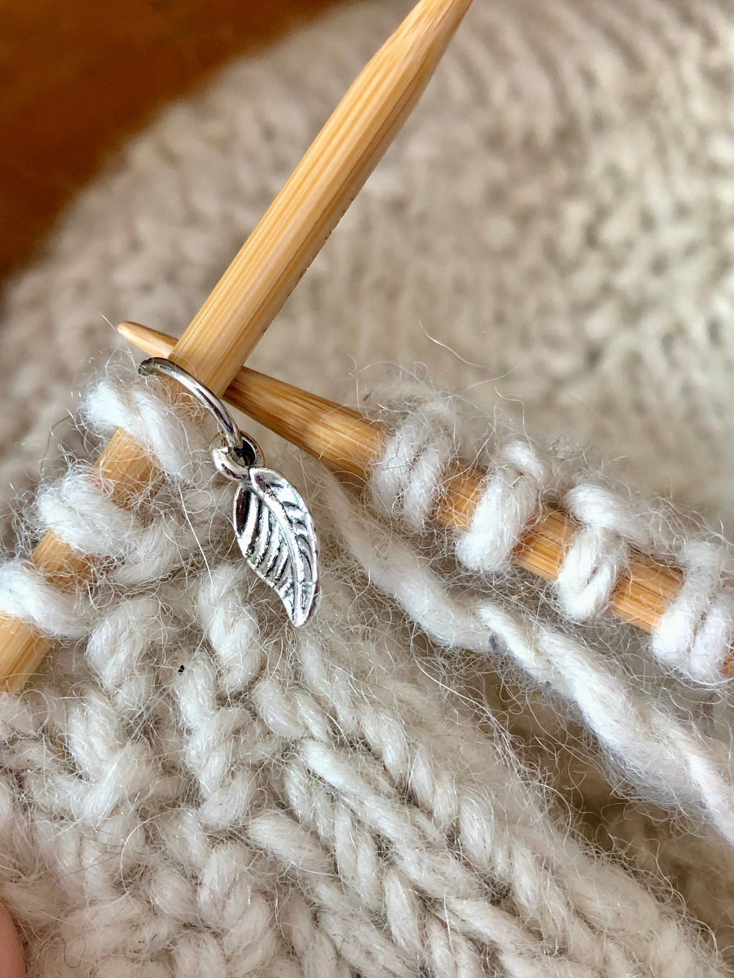 Snag-Free Leaf Stitch Markers for Knitting