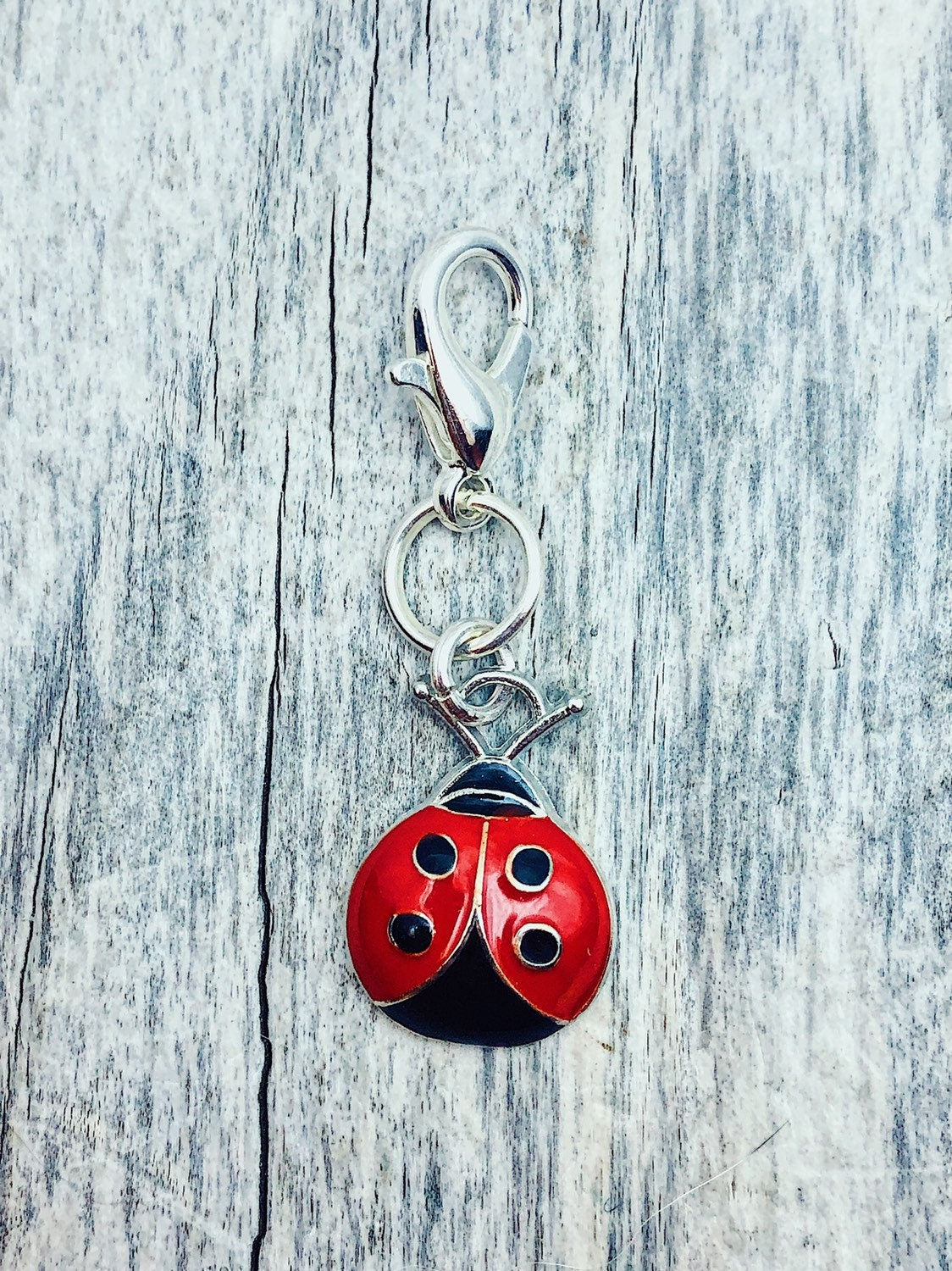 Ladybug Knitting Progress Keeper, Stitch Marker, Knitting Accessories