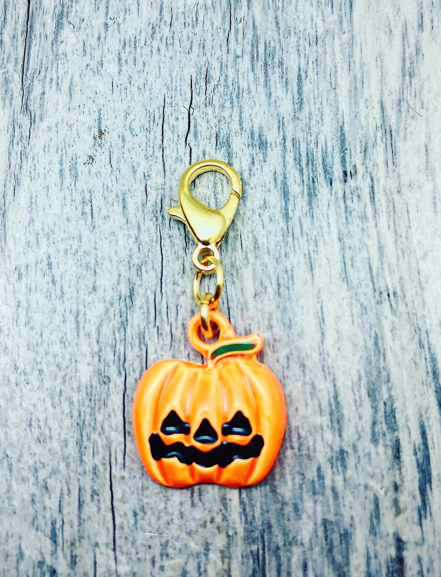 Pumpkin Progress Keeper, Halloween Stitch Marker, Gift For Knitters