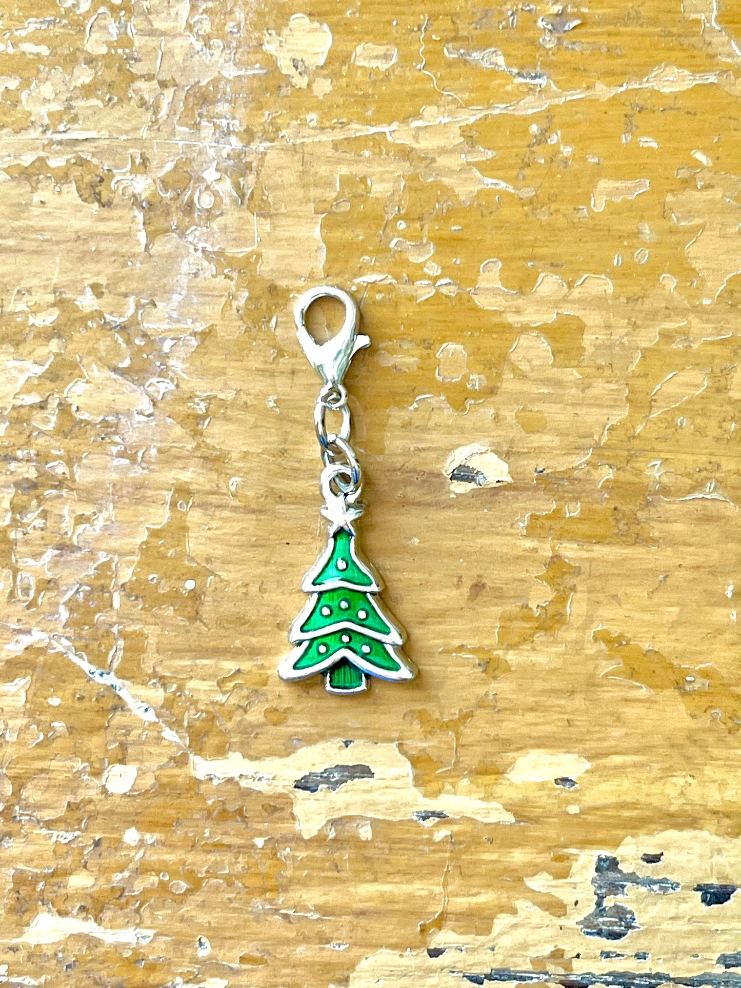 Christmas Tree Progress Keeper, Knitting Crochet Charm